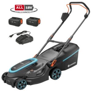 GARDENA Akülü Çim Biçme Makinesi PowerMax 37/36V P4A Set