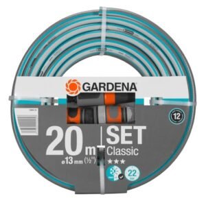 GARDENA Classic Hortum 13mm (1/2") 20m, sistem parçaları ile
