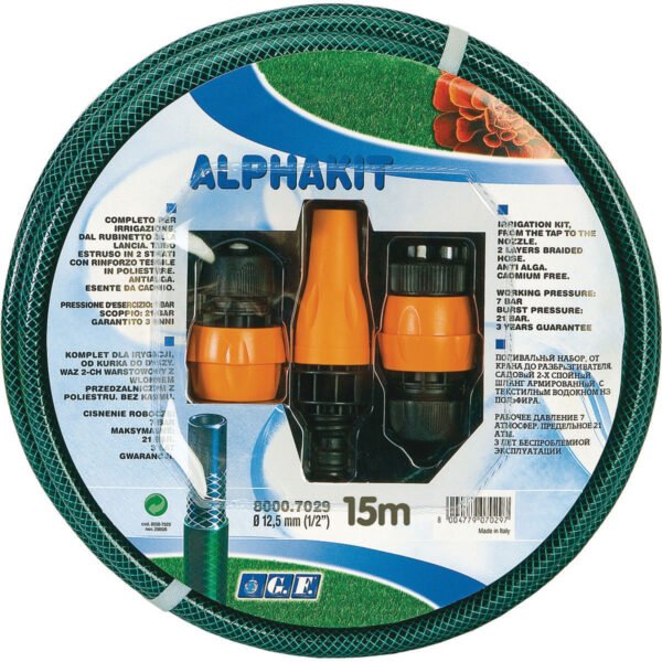 GF HORTUM ALPHA 1 15m ADAPTÖR KİTLİ