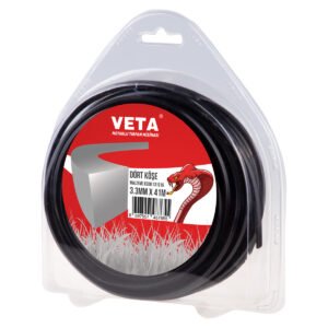 VETA MİSİNA PRO 3.3mm 41m SİYAH 4 KÖŞE